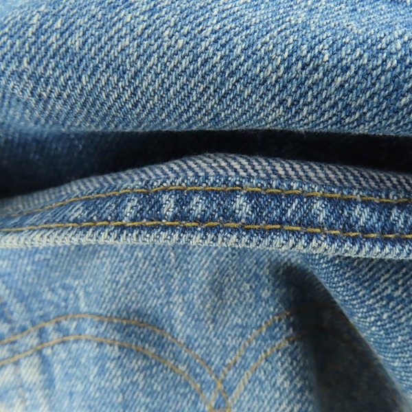 実際に弊社で買取させて頂いたLEVI'S/リーバイス ヴィンテージ 501 66前期 ボタン裏刻印6 スモールe ボタンフライ デニムパンツ/W30L38の画像 7枚目