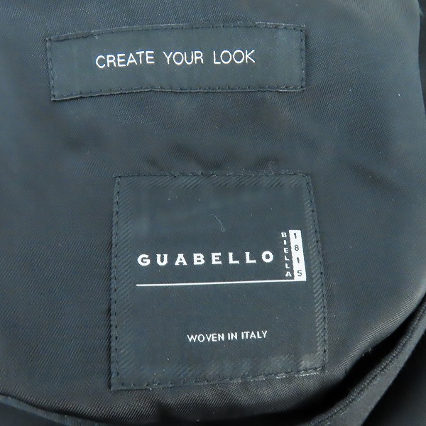 実際に弊社で買取させて頂いたHUGO BOSS/ヒューゴボス GUABELLO SUPER 120 テーラードジャケット 10191512/46の画像 2枚目