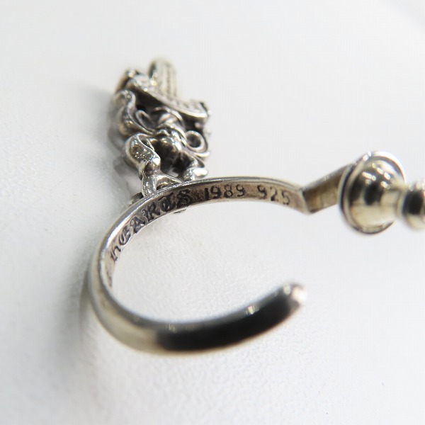 実際に弊社で買取させて頂いた(1)CHROME HEARTS/クロムハーツ ダガーフープ ピアス の画像 5枚目