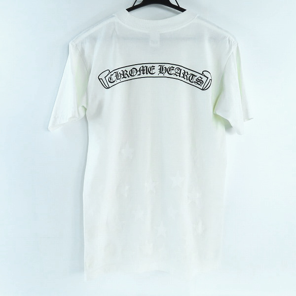 実際に弊社で買取させて頂いた【JPタグ】CHROME HEARTS/クロムハーツ 胸ポケット ホースシュー スタープリント 半袖 Tシャツ 2212-304-0645/Sの画像 1枚目