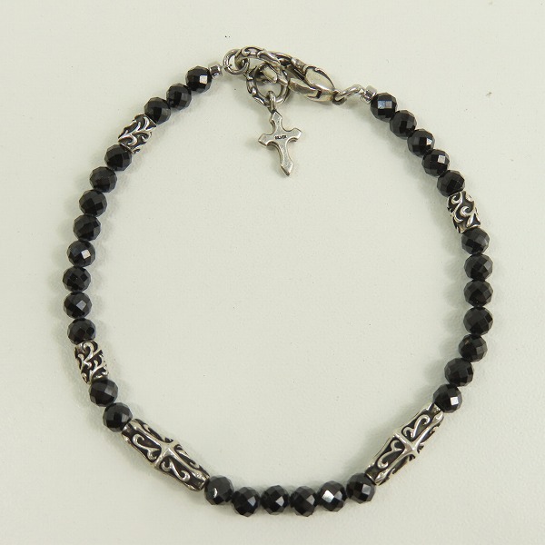 実際に弊社で買取させて頂いたBloody Mary/ブラッディマリー ARKADIA Ritual リチュアル ブラックスピネル ブレスレットの画像 2枚目