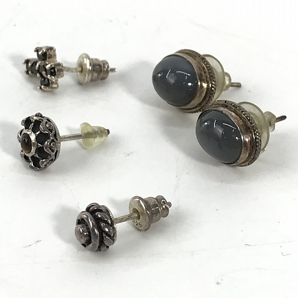 実際に弊社で買取させて頂いた【おまとめ/ノーブランド扱い】Bizarre/ビザール 他 シルバー製 ピアスの画像 3枚目