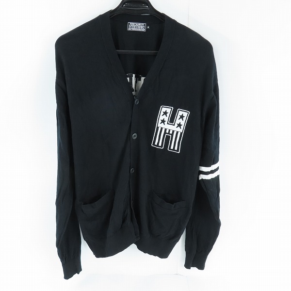 実際に弊社で買取させて頂いたHYSTERIC GLAMOUR/ヒステリックグラマー HYSTERIC LEAGUEジャカード カーディガン 02241ND03/M