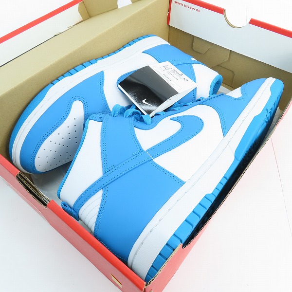 実際に弊社で買取させて頂いたNIKE/ナイキ DUNK HI RETRO/ダンクハイ チャンピオンシップ ブルー DD1399-400/28.0の画像 6枚目