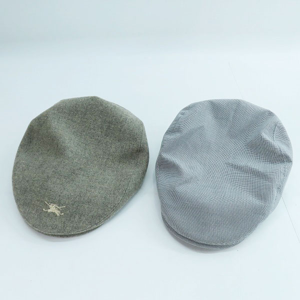 実際に弊社で買取させて頂いたBURBERRY GOLF/バーバリー ゴルフ キャスケット/2点セット