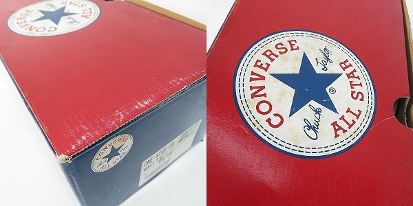 実際に弊社で買取させて頂いたCONVERSE/コンバース 日本製 ONE STAR OX/ワンスター レザーシューズ ブルー/US8の画像 9枚目