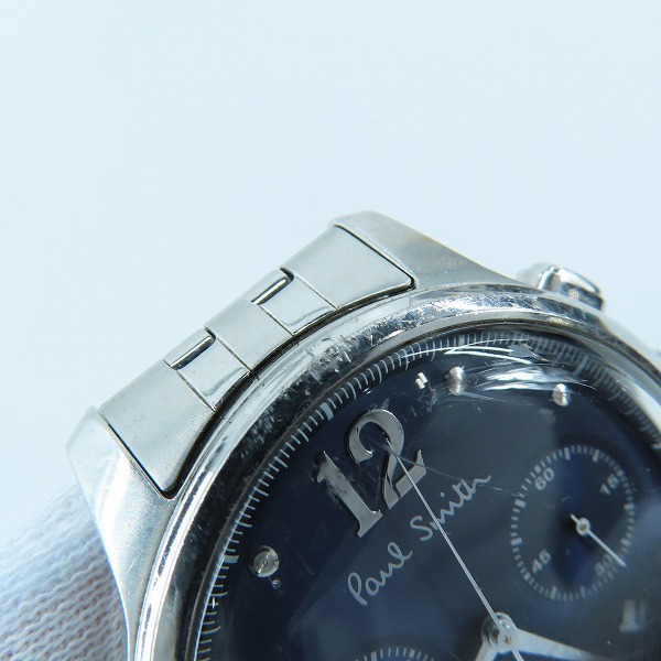 実際に弊社で買取させて頂いたPaul Smith/ポールスミス クロノグラフ/アナログ腕時計 クォーツ GN-OW-S/6521-S087252【動作未確認】の画像 7枚目