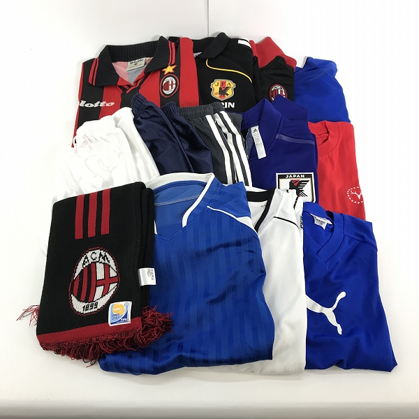 実際に弊社で買取させて頂いた【おまとめ】ナイキ/アディダス/プーマ 等 トレーニングパンツ/ジップアップジャケット/ポロシャツ 他