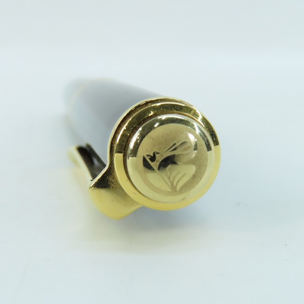 実際に弊社で買取させて頂いたPELIKAN/ペリカン スーべレーン グリーンストライプ キャップ式万年筆 ペン先14C-585 EFの画像 3枚目