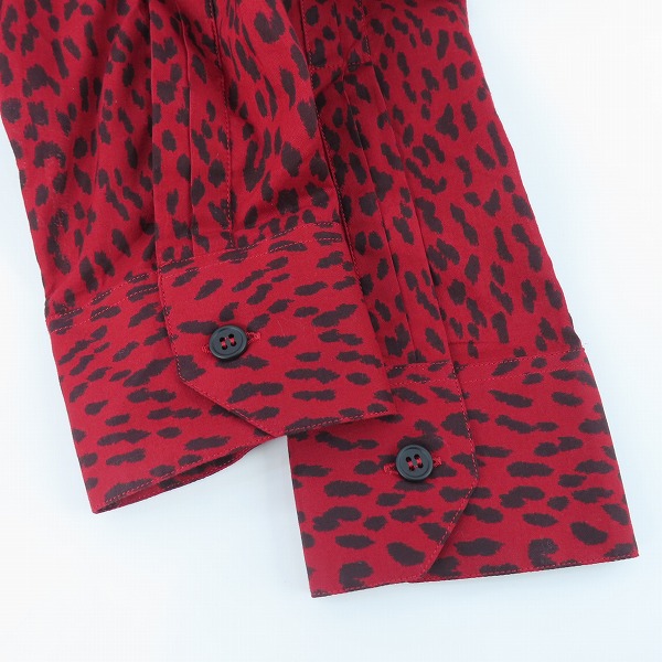 実際に弊社で買取させて頂いた【JPタグ】SAINT LAURENT PARIS/サンローランパリ レオパード シャツ/319540 YVP36/39の画像 7枚目