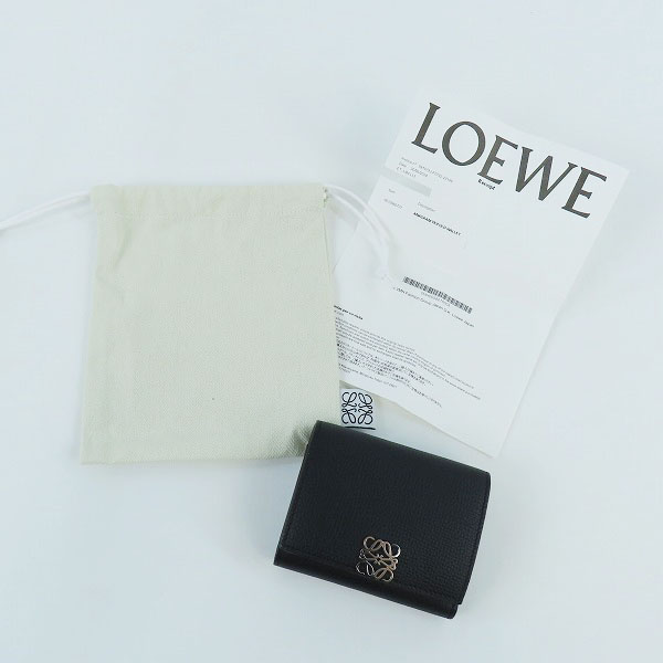 実際に弊社で買取させて頂いたLOEWE/ロエベ アナグラム トライフォールドウォレット 三つ折り財布 C821TR2X02の画像 9枚目