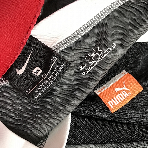 実際に弊社で買取させて頂いた【おまとめ】ナイキ/アンダーアーマー/プーマ 等 ジップアップジャケット/トレーニングウェア 他の画像 1枚目