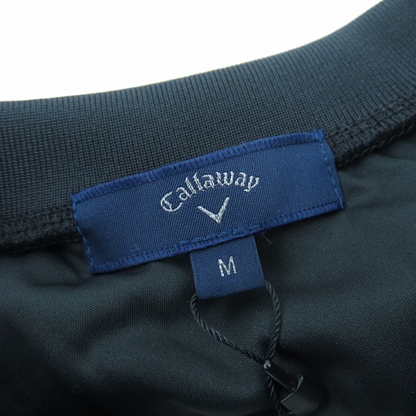 実際に弊社で買取させて頂いた【未使用】Callaway/キャロウェイ ゴルフウェア 中綿プルオーバージャケット ブラック C21216103/Mの画像 2枚目