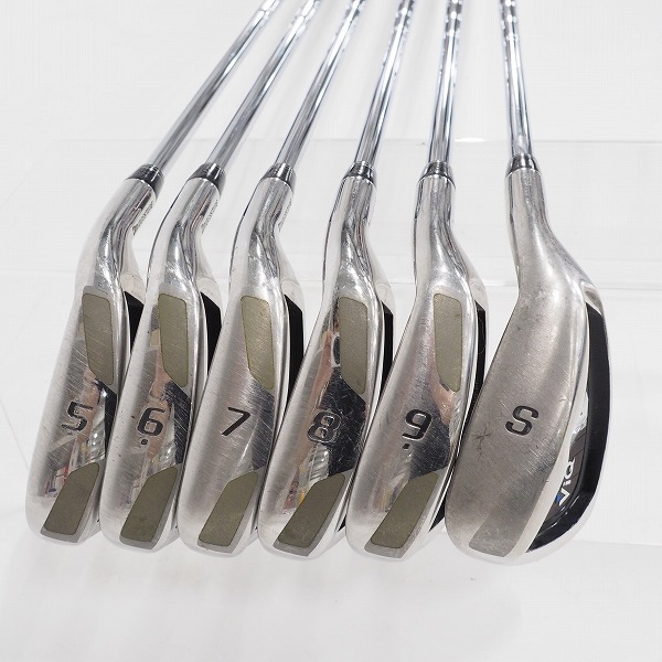 実際に弊社で買取させて頂いたBRIDGESTONE/ブリヂストン TOURSTAGE/ツアーステージ ViQ アイアン #5～9,,Sw 6本セット True Temper GS85 FLEX:R300の画像 1枚目