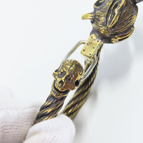 実際に弊社で買取させて頂いた（1）Gangsterville×galcia/ギャングスタービル×ガルシア キーホルダー DEVIL/デビル ブラス 真鍮 キーフック 15cmの画像 6枚目