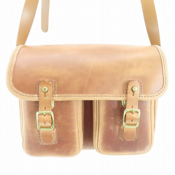 実際に弊社で買取させて頂いたHERZ/ヘルツ 50周年/50th記念 ギボシ留めショルダーバッグ CK-100