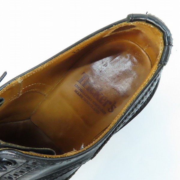 実際に弊社で買取させて頂いたTricker's/トリッカーズ KESWICK/ケズウィック レザーシューズ ウイングチップ 7302/7の画像 4枚目