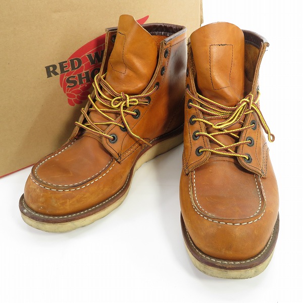 実際に弊社で買取させて頂いたRED WING/レッドウィング 現行羽根タグ アイリッシュセッター モックトゥ ブーツ 875 8.5E