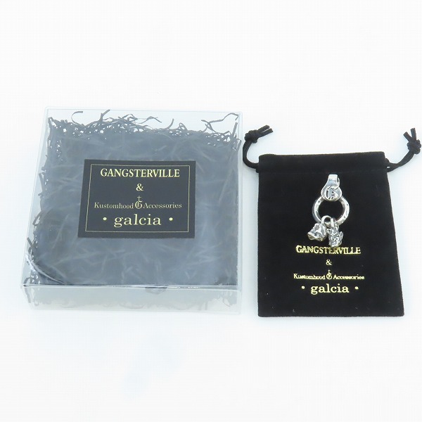 実際に弊社で買取させて頂いた(2)GANGSTERVILLE×Galcia/ギャングスタービル×ガルシア スカル＆デビル ペンダントトップの画像 7枚目