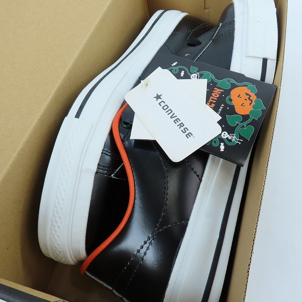 実際に弊社で買取させて頂いた【未使用】CONVERSE/コンバース ONE STAR P&F OX  ハロウィン限定 ワンスター レザー スニーカー/9.5の画像 6枚目