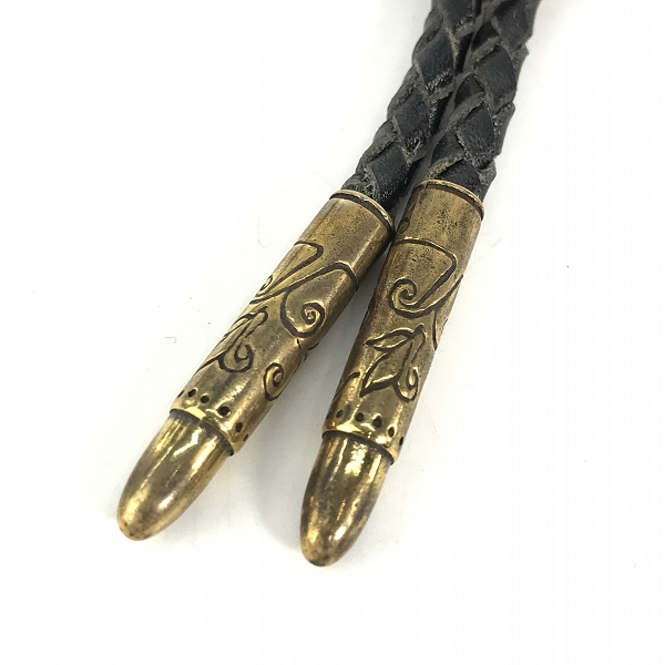 実際に弊社で買取させて頂いた(3)Gangsterville×galcia/ギャングスタービル×ガルシア TWO FACE/ダブルフェイス BOLO TIE/ボロタイ/ループタイ ブラス/真鍮の画像 5枚目