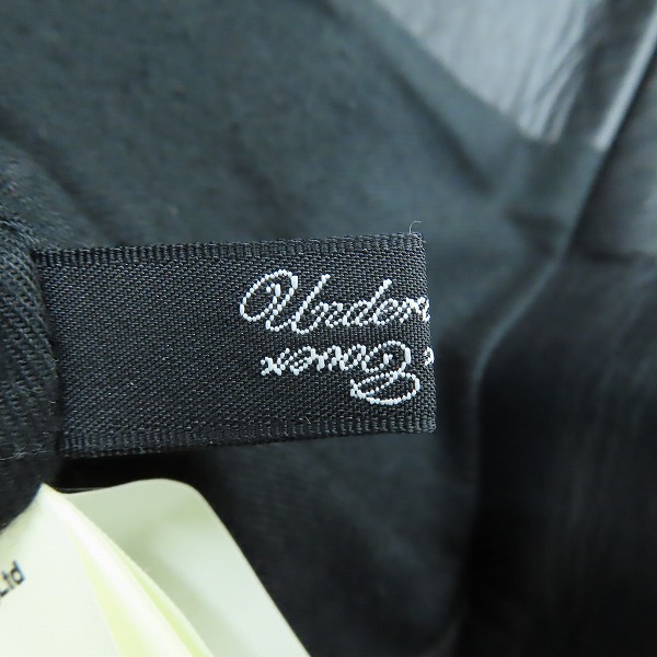 実際に弊社で買取させて頂いたUNDERCOVER/アンダーカバー 09AW EARMUFF MANIAC期 スタッズ装飾 襟付きシングルライダース ジャケット C4211/1の画像 3枚目