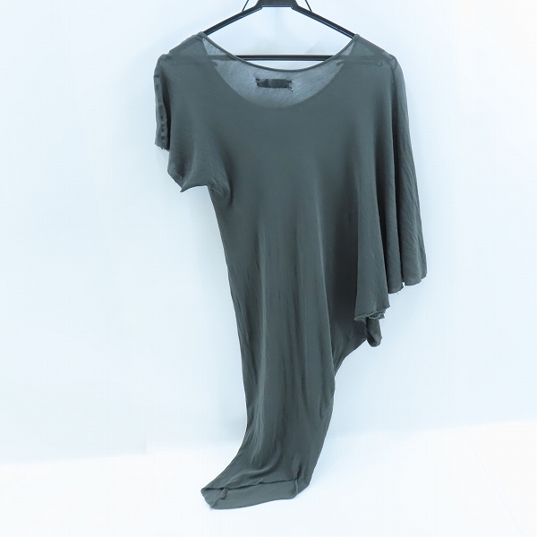 実際に弊社で買取させて頂いたif six wasnine/イフシックスワズナイン  変形 ドレープ アシンメトリー カットソー BETTA/STD 318MSC/1の画像 1枚目