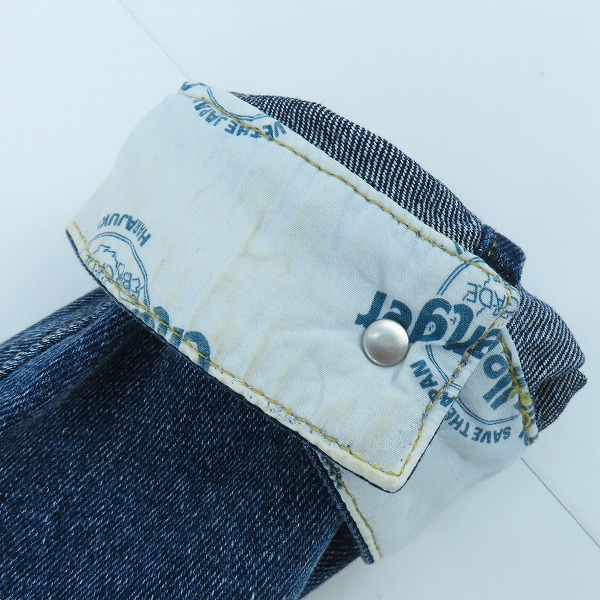 実際に弊社で買取させて頂いたCHALLENGER /チャレンジャー ICE WASHED PATCH DENIM JACKET/アイスウォッシュパッチデニムジャケット CLG-JK 022-015/XLの画像 7枚目