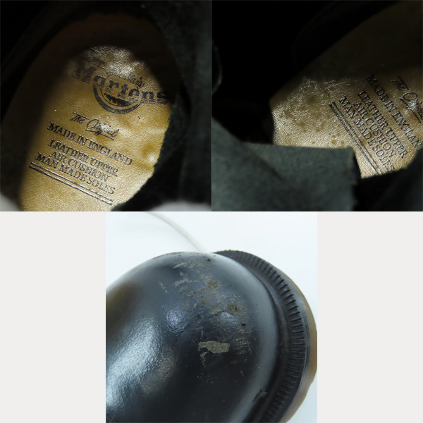 実際に弊社で買取させて頂いたDr.Martens/ドクターマーチン 14EYE BOOT/14ホールブーツ ブラック/6の画像 6枚目