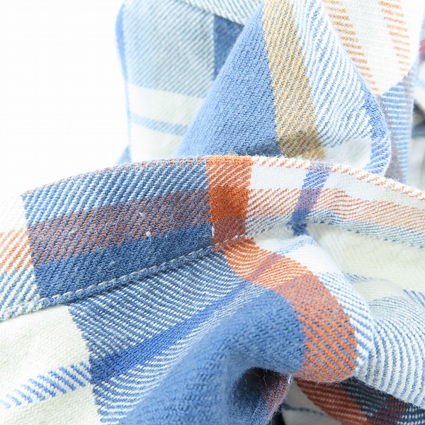 実際に弊社で買取させて頂いたSUGAR CANE/シュガーケーン チェック柄 半袖シャツ SC37004 Lの画像 6枚目