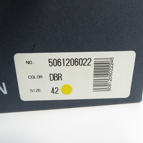 実際に弊社で買取させて頂いたalfredoBANNISTER/アルフレッドバニスター サイドジップ レザーブーツ 5061206022/42の画像 9枚目