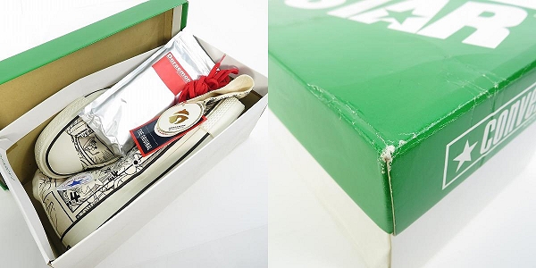 実際に弊社で買取させて頂いた【未使用】CONVERSE/コンバース AS RETRO DORAEMON HI MATURAL オールスター ドラえもん/8.5の画像 8枚目