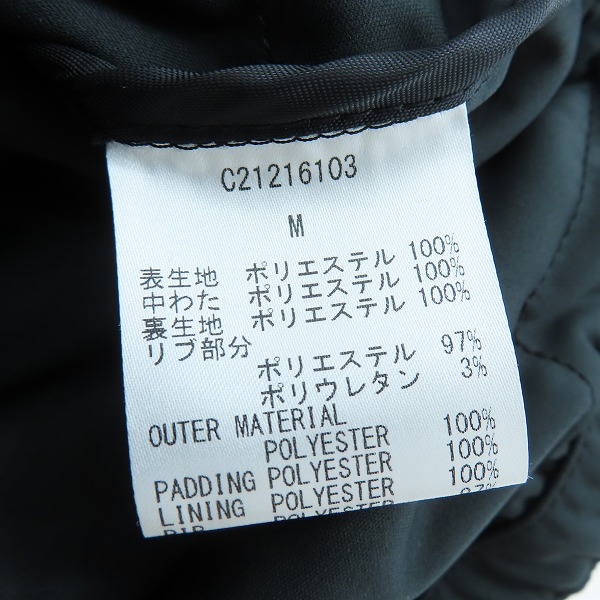 実際に弊社で買取させて頂いた【未使用】Callaway/キャロウェイ ゴルフウェア 中綿プルオーバージャケット ブラック C21216103/Mの画像 3枚目