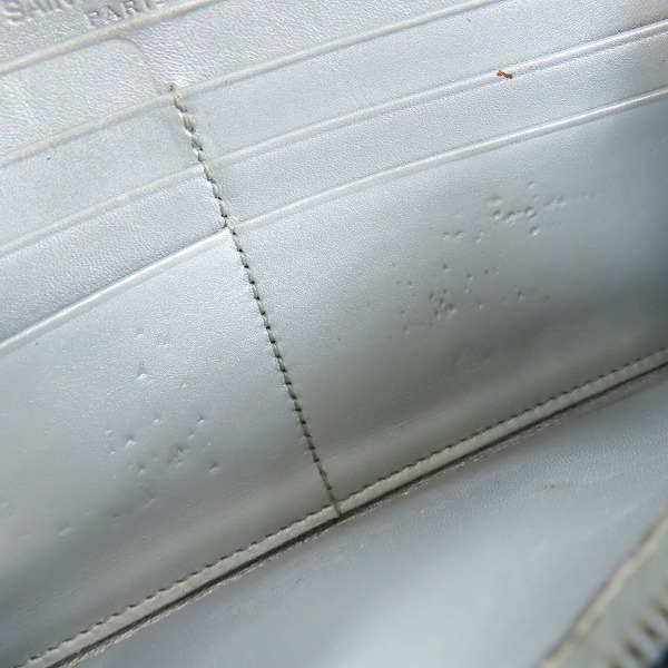 実際に弊社で買取させて頂いたSAINT LAURENT PARIS/サンローランパリ ラウンドファスナー 長財布 小銭入れ有の画像 6枚目