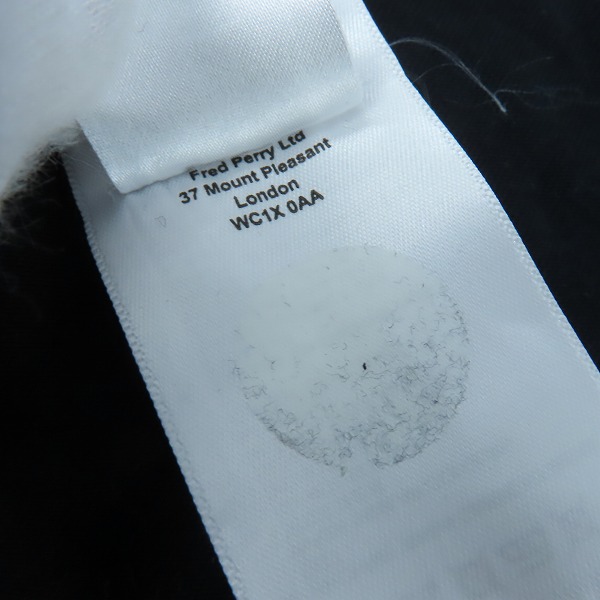 実際に弊社で買取させて頂いたRAF SIMONS×FRED PERRY/ラフシモンズ×フレッドペリー 胸ロゴ 半袖Tシャツ/38の画像 6枚目