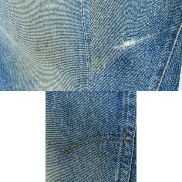 実際に弊社で買取させて頂いたLEVI'S/リーバイス 501 90s 555 110周年 94年製 米国製 512-C018 W31L36の画像 9枚目
