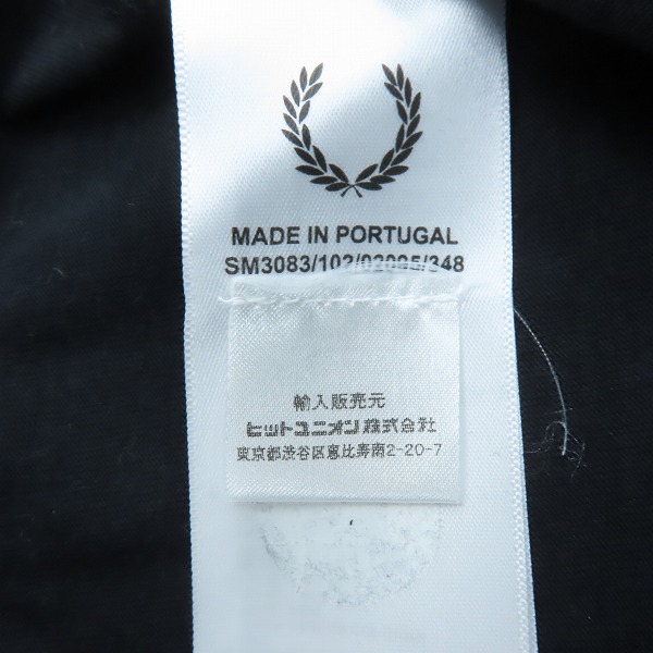 実際に弊社で買取させて頂いたRAF SIMONS×FRED PERRY/ラフシモンズ×フレッドペリー 胸ロゴ 半袖Tシャツ/38の画像 4枚目