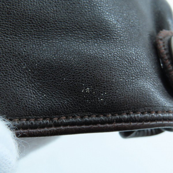 実際に弊社で買取させて頂いたHUNTING WORLD/ハンティングワールド ロゴスナップボタン カウレザー グローブ/手袋 9の画像 5枚目