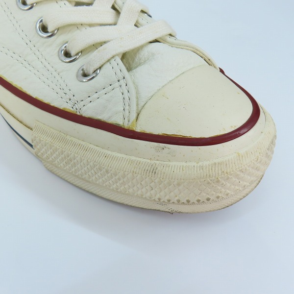 実際に弊社で買取させて頂いたCONVERSE/コンバース Addict CHUCK TAYLOR LEATHER OX 1CL144/26.5の画像 6枚目