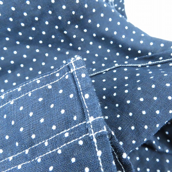 実際に弊社で買取させて頂いたSUGAR CANE/シュガーケーン ドット 七分 シャツ SC35784 Mの画像 5枚目