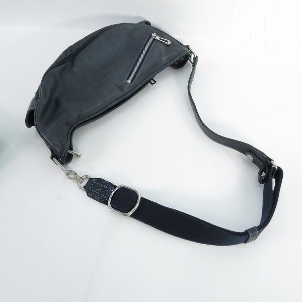 実際に弊社で買取させて頂いたaniary/アニアリ 裏地迷彩柄 レザー ショルダーバッグ の画像 2枚目