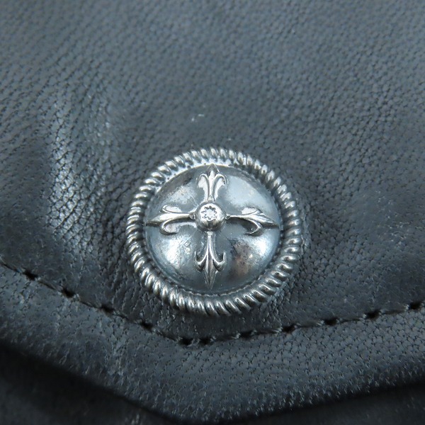 実際に弊社で買取させて頂いたBACKLASH The Line/バックラッシュ ザ ライン ジップアップ ホース レザー シャツ ジャケット シルバー/木製 ハンガー付き T-128/Mの画像 5枚目