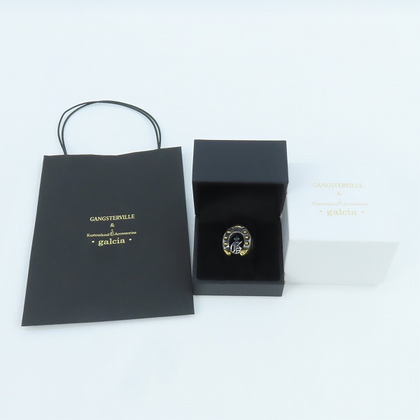 実際に弊社で買取させて頂いたGangsterville×galcia/ギャングスタービル×ガルシア Horse Shoe Trademark Ring/ホースシューリング/15.5号の画像 8枚目