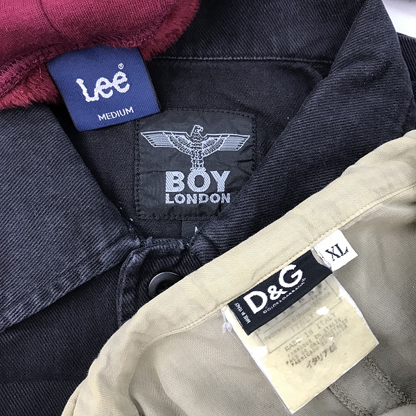 実際に弊社で買取させて頂いた【おまとめ】ドルチェアンドガッパーナ/リー/ボーイロンドン 等 シャツ/パーカー/ロングシャツ  他の画像 1枚目