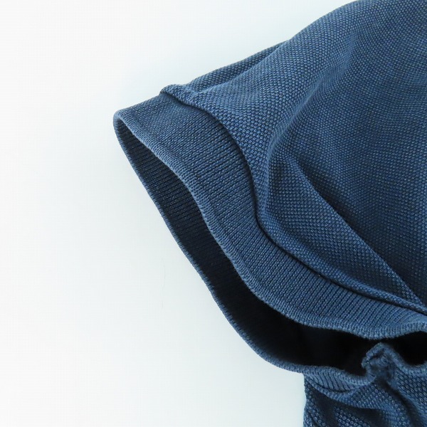 実際に弊社で買取させて頂いたETRO/エトロ 胸ロゴ刺繍 襟下ペイズリー柄半袖ポロシャツ XSの画像 7枚目