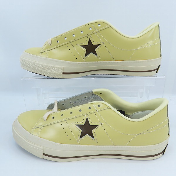 実際に弊社で買取させて頂いた【未使用】CONVERSE/コンバース ONE STAR HEENALU OX CREAM ワンスター ヘエナル オックス クリーム/27.5の画像 3枚目