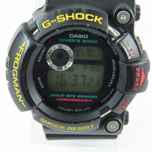 実際に弊社で買取させて頂いたG-SHOCK/Gショック FROGMAN/フロッグマン ファイナルエディション タフソーラー GW-200Z-1JF