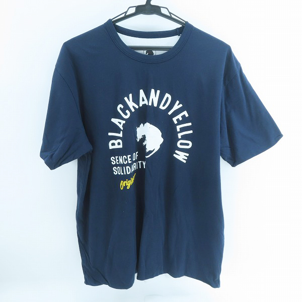 実際に弊社で買取させて頂いたRATS/ラッツ BLACKANDYELLOW プリント Tシャツ/L