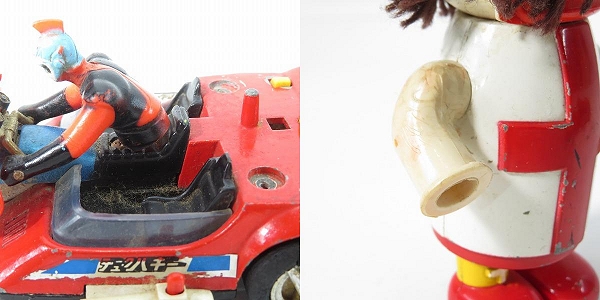 実際に弊社で買取させて頂いた【ジャンク】ポピー 超合金  がんばれ!!ロボコン ロボペチャ/UFOロボグレンダイザー デュークバギー 2点セットの画像 8枚目