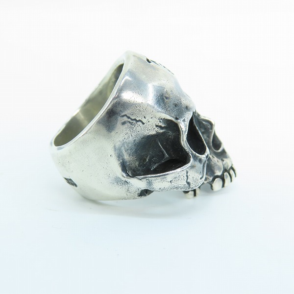 実際に弊社で買取させて頂いた【ギャラ付】Gabor/ガボール ガボラトリー LARGE SKULL RING ｗ/OUT JAW ラージスカル リング ｗ/アウトジョー【現行】19-21号の画像 3枚目